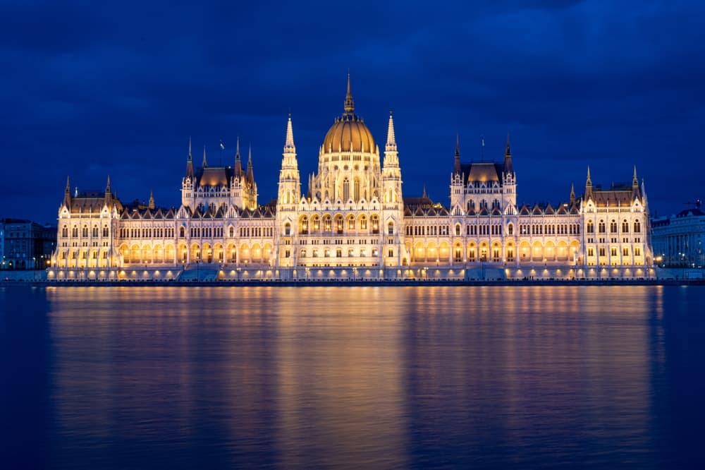 Budapest Parliament at Blue Hour
