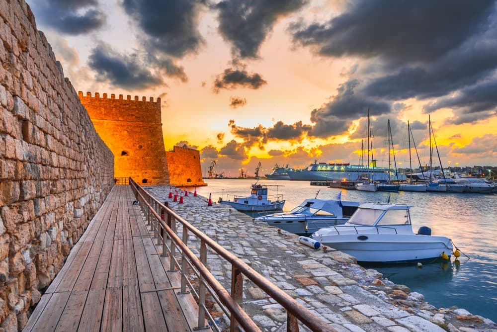 הנמל הישן של הרקליון, כרתים יוון