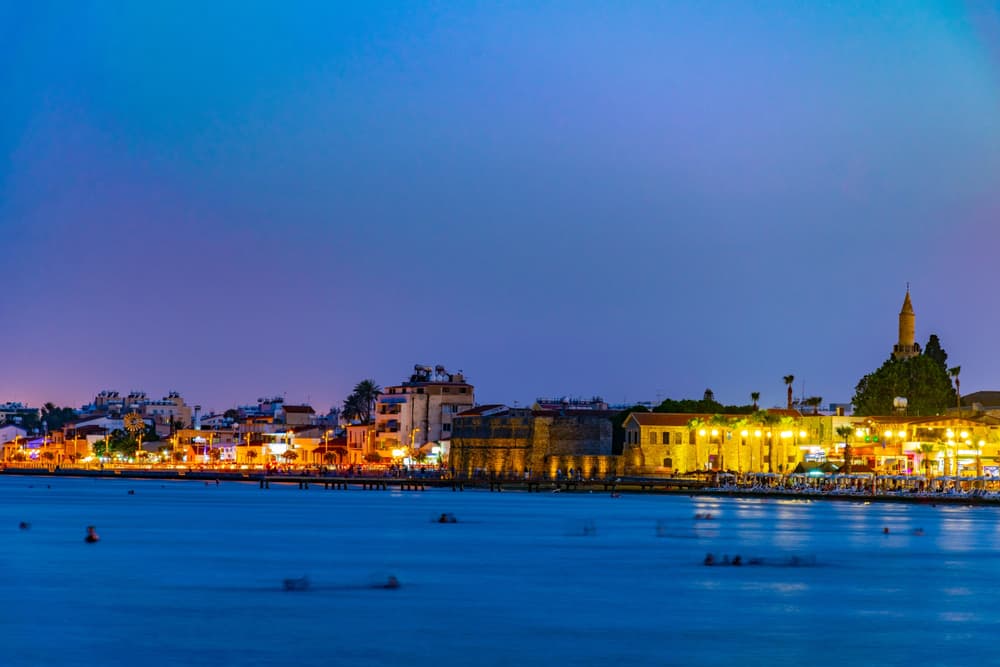 Sunset over Larnaca, Cyprus