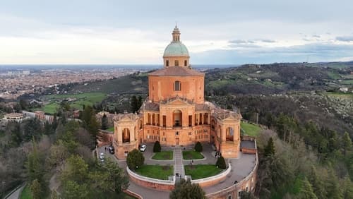 Sanctuary of the Blessed Virgin of San Luca, Bologna, Italy.